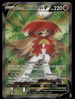 Hisuian Decidueye V (Full Art) 173/189 Ultra Rare Holo NM Pokemon SWSH10: Astral - Image 1