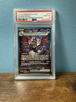 Pokemon Charizard ex Paldean Fates Special Illustration Rare #234 PSA 10 - Image 1