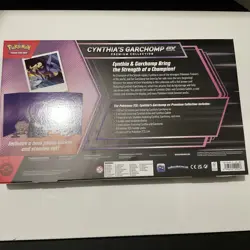 Pokemon Scarlet & Violet Cynthia's Garchomp Ex Sealed Premium Collection Box - Image 2
