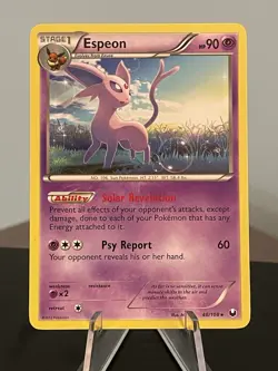 Pokemon Black & White Dark Explorers Espeon 48/108 Regular Non Holo Rare LP - Image 1