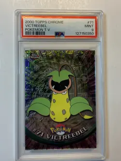 2000 Topps Chrome Pokemon Series 1 #71 Victreebel PSA 9 MINT - Image 1