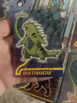Topps Pokemon TCG 2001 TV Animation Edition #248 Tyranitar Non Holo NM - Image 1