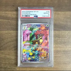 Sawsbuck 166/162 - PSA 10 - IR Temporal Forces - Pokemon TCG - Image 1