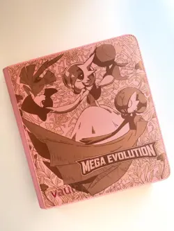 Pokemon Mega Evolution VaultX 12Pocket Binder 480 slots - Pink - Image 1