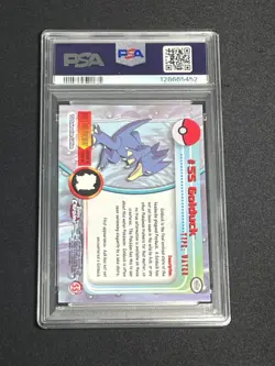 2000 TOPPS CHROME POKEMON T.V. Series 1 #55 GOLDUCK PSA 9 Mint - Image 2