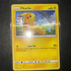 Pokemon TCG Pikachu Shining Legends 28/73 Holo Common - Image 1