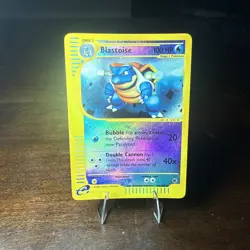 Pokemon Blastoise Reverse Holo HP 36/165 2002 Expedition - Image 1
