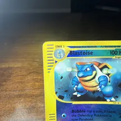 Pokemon Blastoise Reverse Holo HP 36/165 2002 Expedition - Image 2