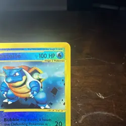 Pokemon Blastoise Reverse Holo HP 36/165 2002 Expedition - Image 3