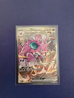 Pokemon TCG Team Rockets Nidoking EX 233/182 Destined Rivals - Image 1