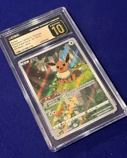 CGC Pristine 10 Eevee #15 Gem Pack Vol 2 Simplified Chinese 2025 Pokemon - Image 2