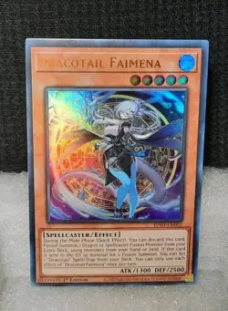 Yu-Gi-Oh! Dracotail Faimena *ULTRA RARE* JUSH-EN002 1st Edition NM/M - Image 1
