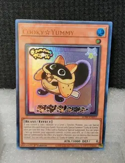 Yu-Gi-Oh! Cooky ☆ Yummy *ULTRA RARE* JUSH-EN017 1st Edition NM JUSTICE HUNTERS - Image 1