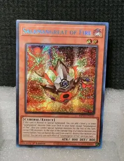 Yu-Gi-Oh! Salamangreat of Fire *PRISMATIC SECRET RARE* MP25-EN144 1st Edition NM - Image 1