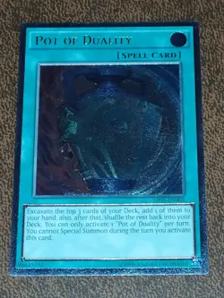 3x Yu-Gi-Oh! TCG Pot Of Duality - AP05-EN003 (Ultimate Rare) Astral Pack 5 NM - Image 2