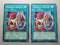 2x Vengeful Servant - CRMS-EN046 - Common - Unlimited - YuGiOh-LP - Image 1