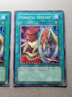 2x Vengeful Servant - CRMS-EN046 - Common - Unlimited - YuGiOh-LP - Image 3