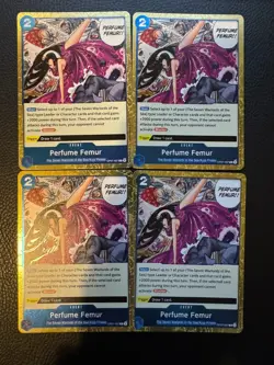 OP07-057 Perfume Femur 500 Years Into The Future One Piece English NM x4 Playset - Image 1