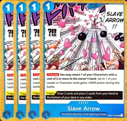 One Piece TCG - 4er Playset - OP07-056 Slave Arrow UC/EN/NM - Image 1