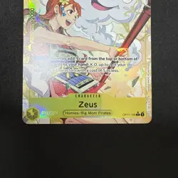 2025 One Piece Gaming A Fist of Divine Speed Zeus Alternate Art #OP11-106 - Image 3