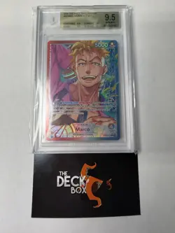Marco Alternate Art Leader One Piece OP08 BGS 9.5 - Image 1