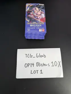 10X One Piece CCG (OP-14) The Azure Sea's Seven Sleeved Blister Packs [LOT 1] - Image 3
