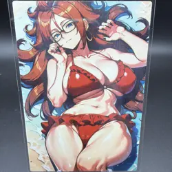 Number 21 Anime Waifu Card Doujin ACG Goddess Holo - Image 1