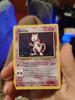 🔥Pokemon HOLO's Card Lot - Scyther, Rocket Sneak Attack, Hitmonchan, Mewtwo🔥 - Image 2