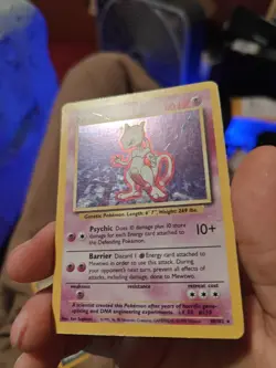 🔥Pokemon HOLO's Card Lot - Scyther, Rocket Sneak Attack, Hitmonchan, Mewtwo🔥 - Image 3