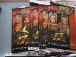 DRAGON BALL GT CARDS SUPER SAGA TRADING CARDS BOX & 8 PACKETS - Image 5