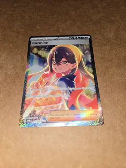 Carmine 217/167 Sir Twilight Masquerade TWM Pokemon Card : PACK FRESH - Image 1