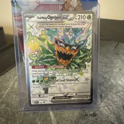 Teal Mask Ogerpon ex 166 Sv: Scarlet & Violet Promo Cards Holo - Image 1