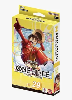 NEW ONE PIECE CARD GAME: EGGHEAD LUFFY STARTER DECK ST-29 TCG ENGLISH IN HAND - Image 2