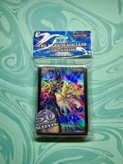 YUGIOH OFFICIAL KONAMI THE DARK MAGICIANS CARD SLEEVES 50ct SEALED - New - Image 1