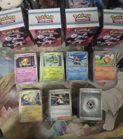 Pokemon Destined Rivals Bulk Lot of 590 Cards (Non-holo Pkmn/Trainer/Energy) - Image 2