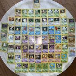 Pokemon TCG Vintage Card Lot 70 (Base, Gym Heroes, Team Rocket, Fossil Sets) - Image 1
