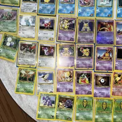 Pokemon TCG Vintage Card Lot 70 (Base, Gym Heroes, Team Rocket, Fossil Sets) - Image 5
