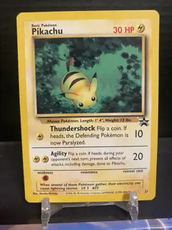 Pokemon Card Black Star Promo Pikachu #27 WOTC 200 - Image 2