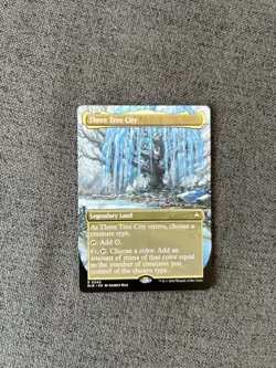 THREE TREE CITY (BORDERLESS) (340) Bloomburrow BLB Magic MTG MINT CARD - Image 1