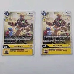 Digimon Card Game - Boutmon P-074 - Promo - Lightly played -Non-Holo - Image 1