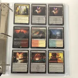 Magic: The Gathering Card Binder w/Haunted Ridge Dual Land! - Image 1