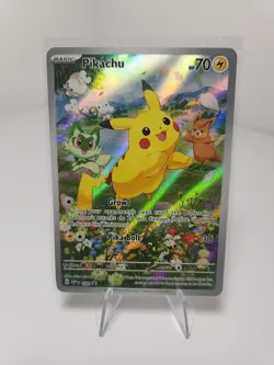 Pikachu 088 Sv: Scarlet & Violet Promo Cards Holo Paldea Adventure Chest NM - Image 1