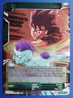 Hyperspeed Son Goku FOIL TB3-036 UC Dragon Ball Super Card Game DBS 🐲 - Image 1