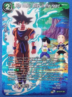 Son Goku, Allies in the Heart - Foil - Dragon Ball Super Card Game NM - Image 1