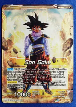 SS Son Goku Fearless Fighter BT17 Leader FOIL Dragon Ball Super Card Game | NM - Image 2