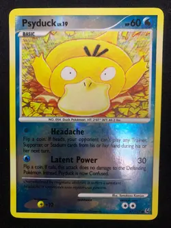 PSYDUCK REVERSE HOLO - 87/127 - PLATINUM - POKEMON CARD - LP - Image 1