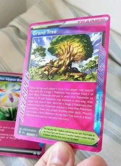2 Pokemon Cards! Neo Upper Energy 162/162 + Grand Tree 136/142 NM/M Condition - Image 4