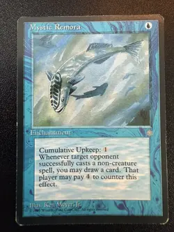 1995 Magic MTG Ice Age Mystic Remora - Image 1