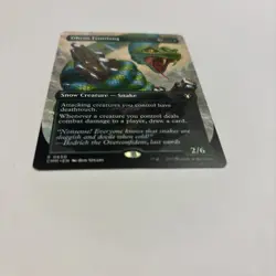 Ohran Frostfang NM Borderless Commander Masters CMM 650 MTG English Snow Snake - Image 2