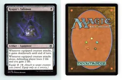 Reaper's Talisman #117 MTG D&D Adventures In The Forgotten Realms Uncommon TCG - Image 1